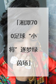 湘潭700足球“小将”逐梦绿茵场