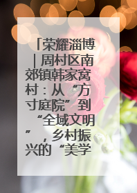 荣耀淄博｜周村区南郊镇韩家窝村：从“方寸庭院”到“全域文明”，乡村振兴的“美学革命”