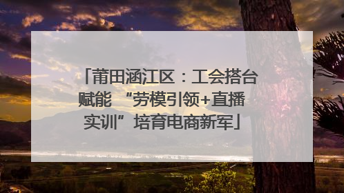 莆田涵江区：工会搭台赋能 “劳模引领+直播实训”培育电商新军