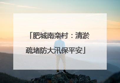肥城南栾村：清淤疏堵防大汛保平安