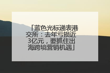 蓝色光标递表港交所：去年亏损近3亿元，要抓住出海跨境营销机遇