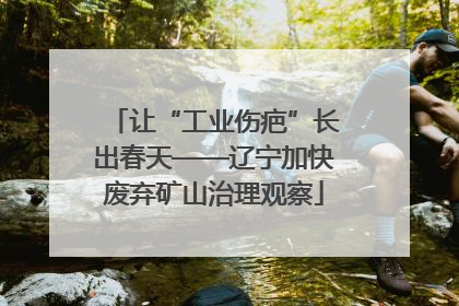 让“工业伤疤”长出春天——辽宁加快废弃矿山治理观察