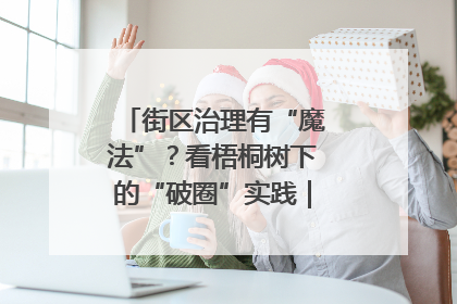 街区治理有“魔法”？看梧桐树下的“破圈”实践｜我在街区当书记