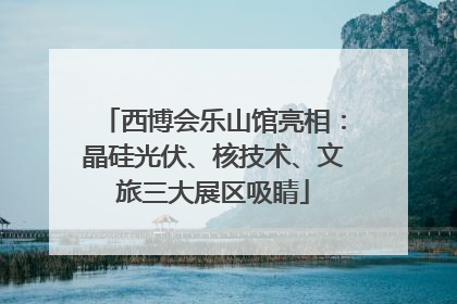 西博会乐山馆亮相：晶硅光伏、核技术、文旅三大展区吸睛