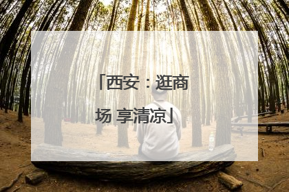 西安：逛商场 享清凉