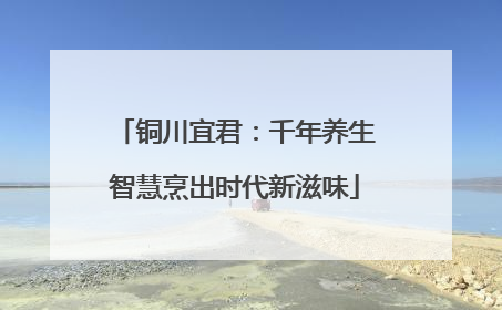 铜川宜君：千年养生智慧烹出时代新滋味