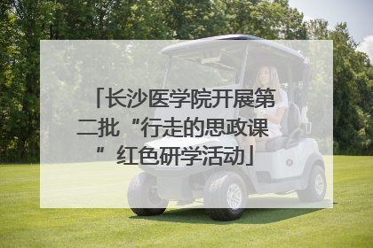 长沙医学院开展第二批“行走的思政课”红色研学活动