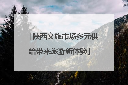陕西文旅市场多元供给带来旅游新体验