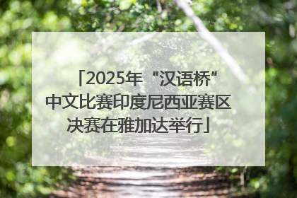 2025年“汉语桥”中文比赛印度尼西亚赛区决赛在雅加达举行