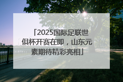 2025国际足联世俱杯开赛在即，山东元素期待精彩亮相