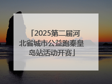 2025第二届河北省城市公益跑秦皇岛站活动开赛